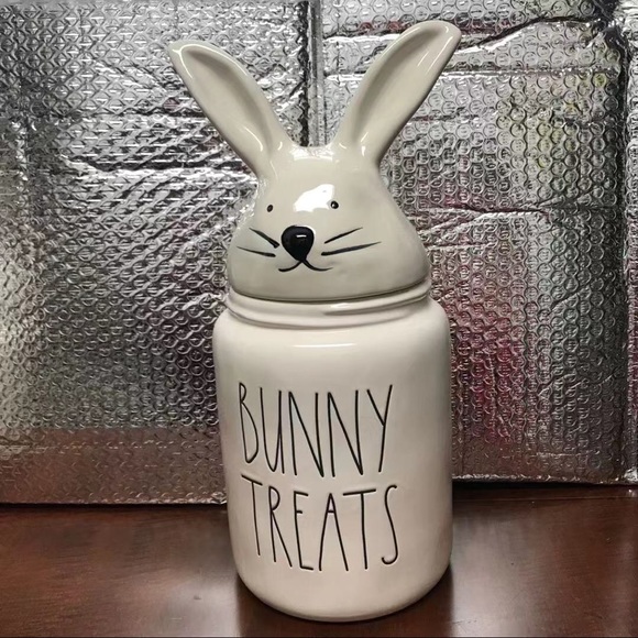 Rae Dunn Bunny Treats Canister